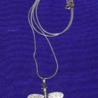 Woodland Dragonfly Silver Necklace